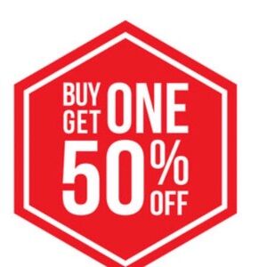 BUY ONE GET ONE HALF OFF ENTIRE CLOSET